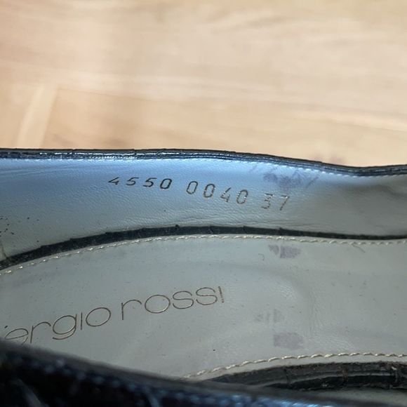 SERGIO ROSSI platform heels | Size 37 EUR - Picture 6 of 11